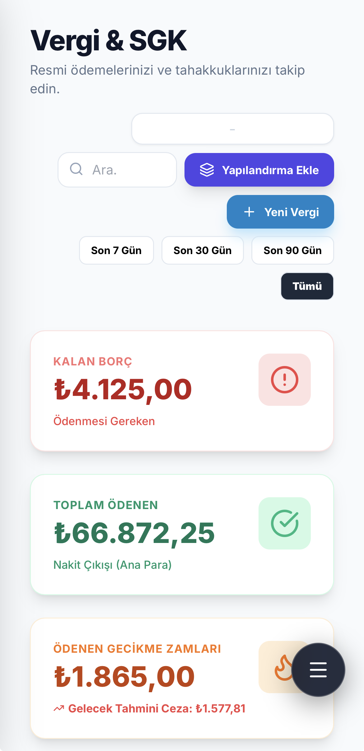 TURYA mobil uygulaması ekranı 5